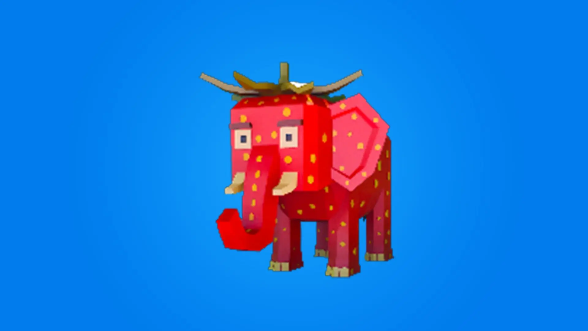 【フォートナイト】Strawberry Elephant「ストロベリー エレファント」の入手方法と特徴、キャッシュまとめ｜ブレインロットを盗め(STEAL THE BRAINROT)